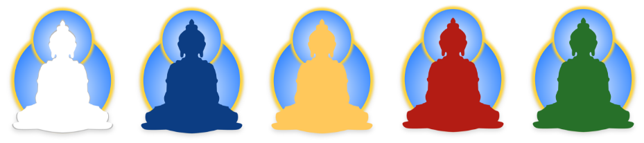 5 Buddha Families Image